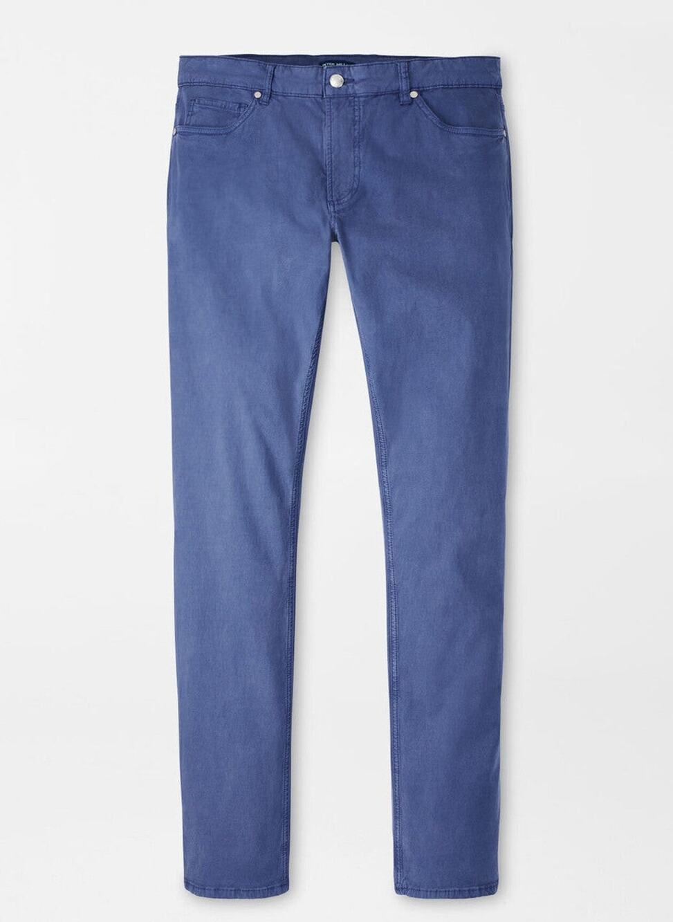 Peter Millar Crown Crafted Wayfare 5 Pocket Pants BLUE PEARL MS25XB60FB $200 NWT